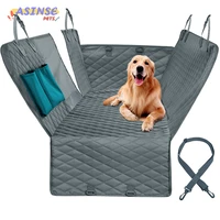 asinse dog car seat cover waterproof pet travel dog carrier car trunk protector mattress car hammock carrier for dogs