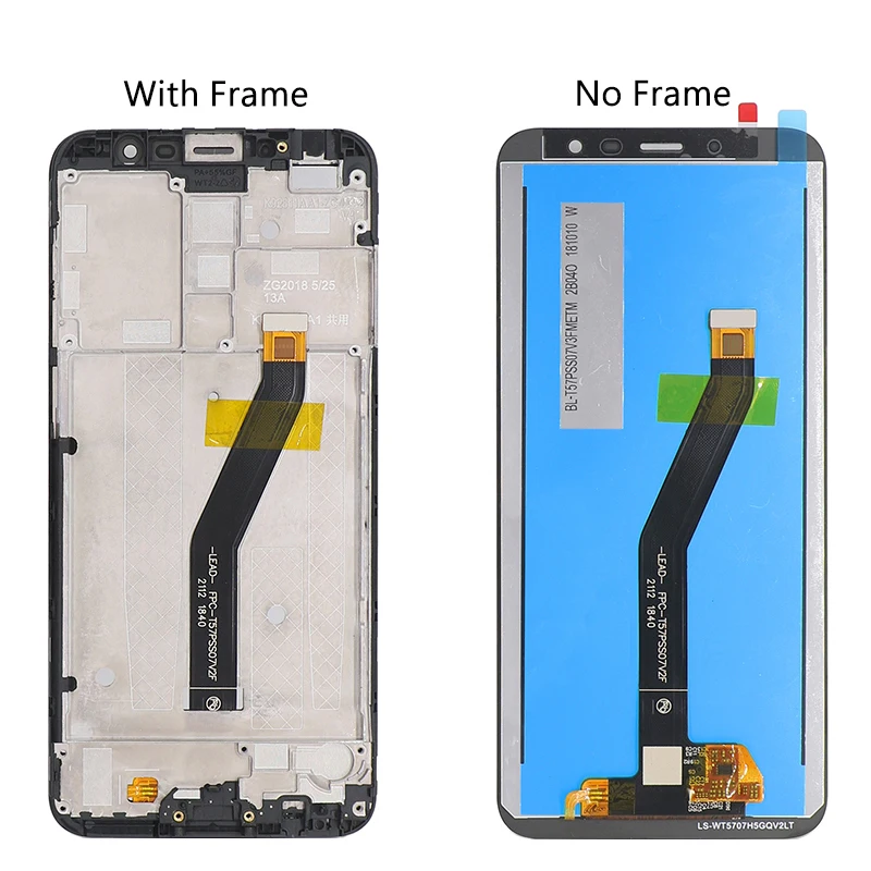 С рамкой для MEIZU M6T ЖК-дисплей с сенсорным экраном 5,7 дюймов дигитайзер сборка Замена Бесплатные инструменты для MEILAN 6T дисплей