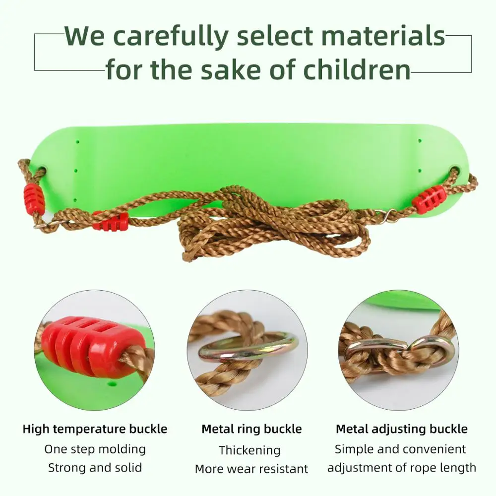 Уличные детские качели с веревкой безопасное сиденье для детского сада