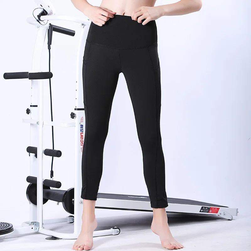 Эластичные Обтягивающие штаны для занятий фитнесом и йогой Женские Бесшовные