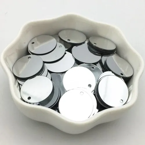15mm Flat Silver Блестки 3-30 мм Серебряные Блестящие Блестки плоские круглые чашки пвх свободные Блестки блестка DIY ремесло шитье Женская одежда Аксессуары 20 г - Цвет: 15mm Flat Silver