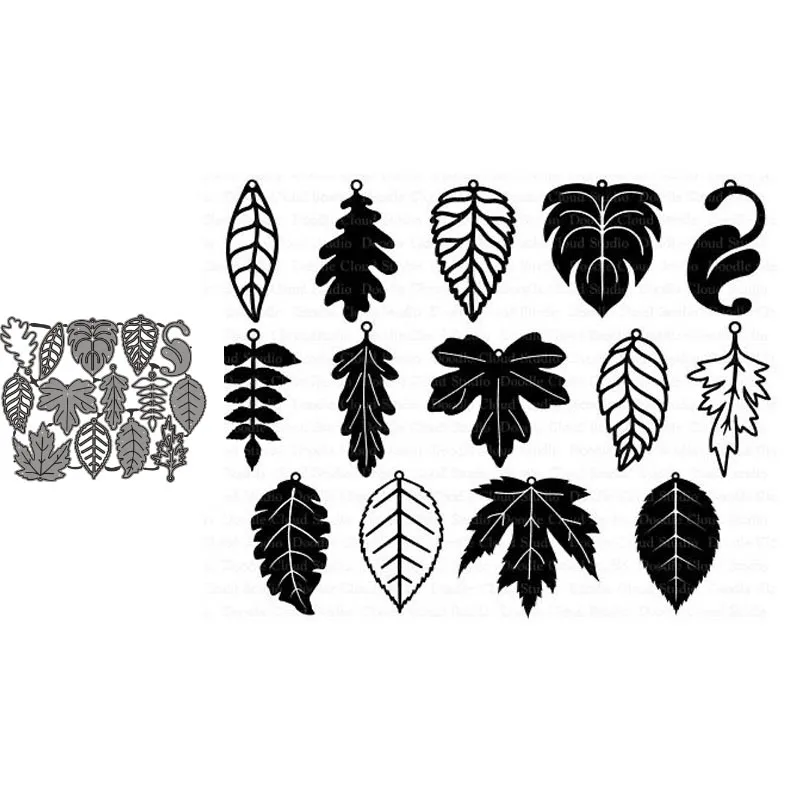 

Metal Cutting Dies Leaves Template For DIY Scrapbooking Embossing Paper Cards Album Making Decorative Craft Dies Cut