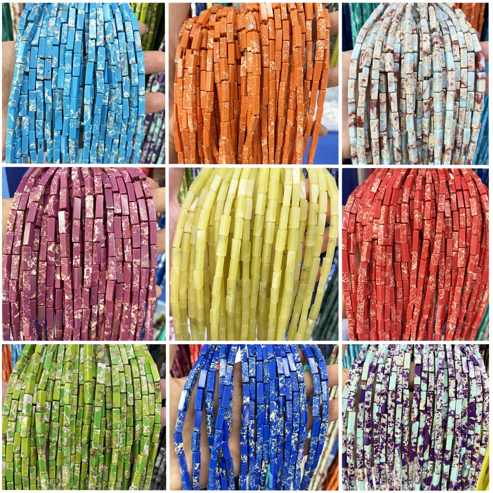 Натуральный драгоценный камень Агаты кварцевые бусины прямоугольные Shoushan