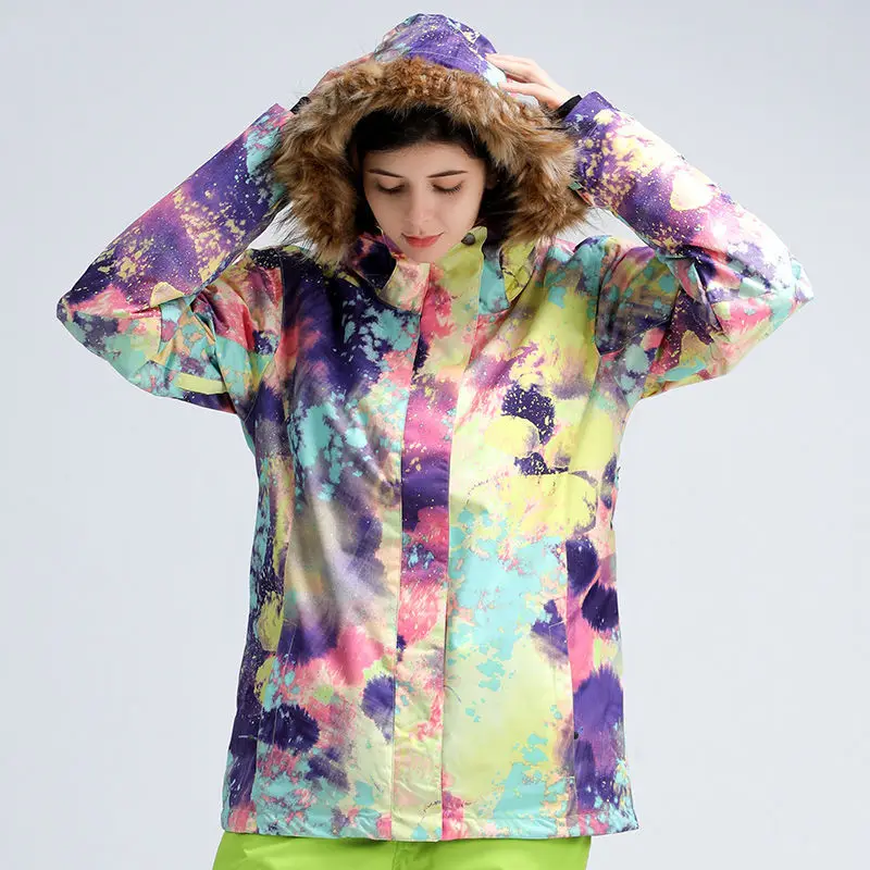 Женская лыжная одежда женская зимняя уличная спортивная ветрозащитная