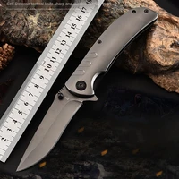57hrc high hardness and sharp portable self defense knife outdoor field knife bearing multifunctional survival knifes