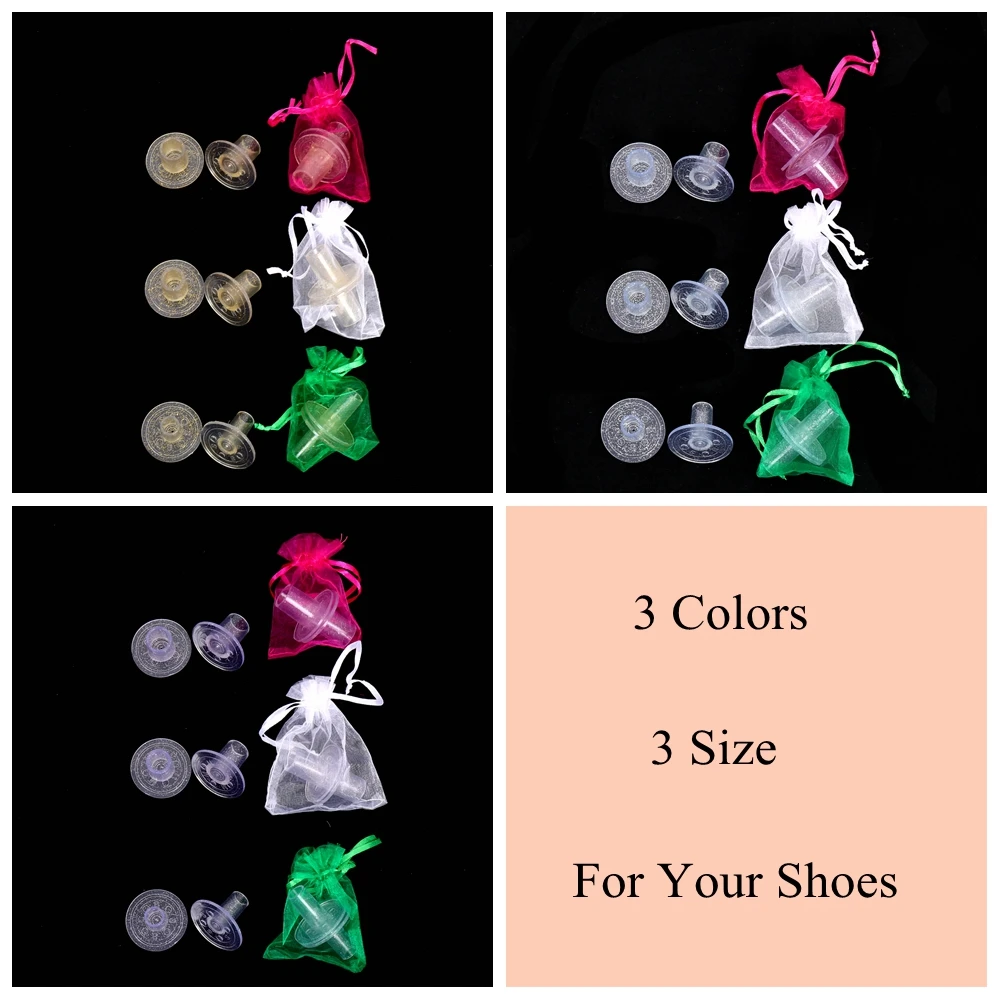70 Pairs/Lot Silicone High Heel Covers Plastic Shoe Heel Protector for Grass High Heel Guards in Shoe Care Kit for Wedding Party