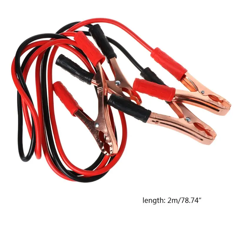 

Heavy Duty 500AMP 2M Car Battery Jump Leads Cables Jumper Cable For Car Van Truck