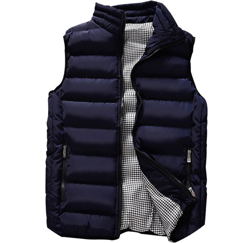 Толстые женские пальто куртка без рукавов для мужчин модный теплый мужской