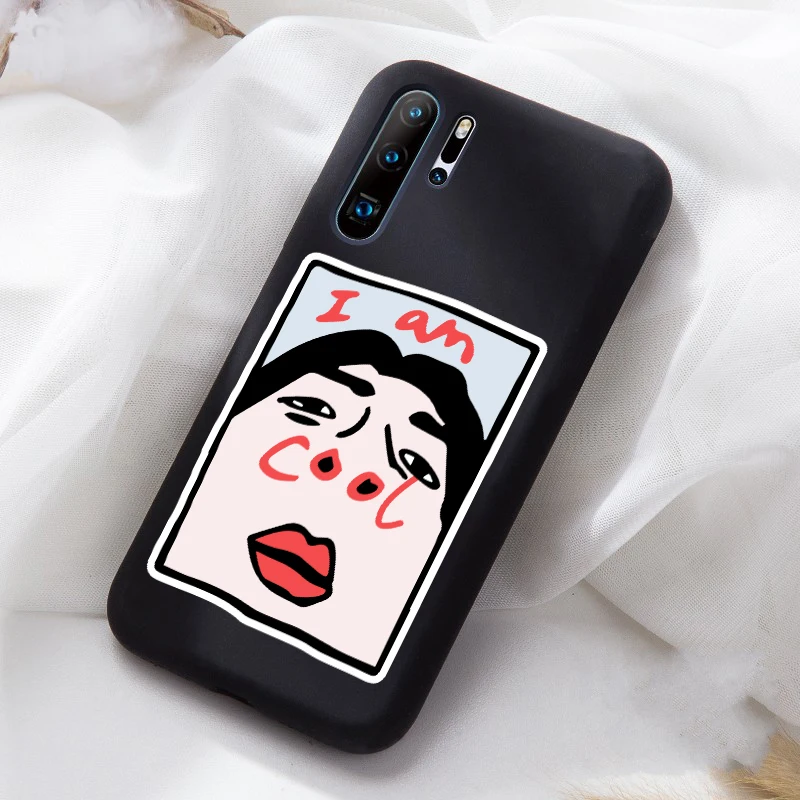 Мягкий ТПУ Матовый чехол с космонавтом луной для huawei P20 P20Lite P20Pro P30 чехол Fundas Coque чехол для huawei Honor 10 20 чехол