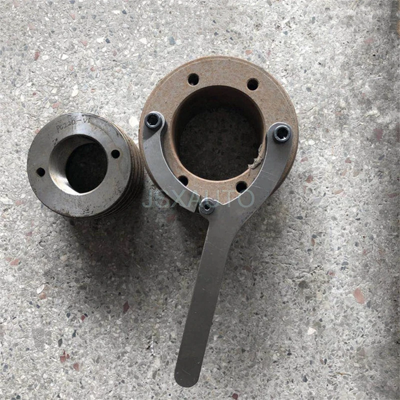 Экскаватор ремонт сальник гаечный ключ инструмент разборка гидравлический