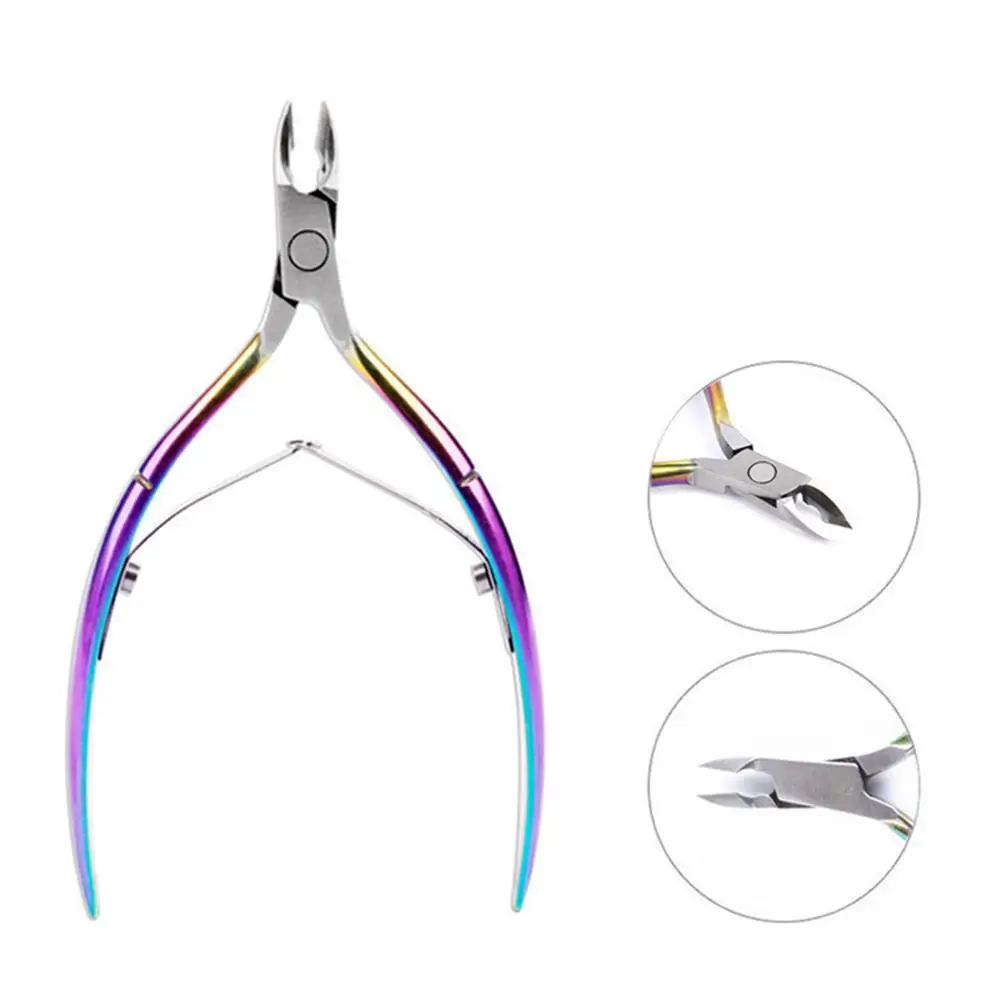 Маникюрные инструменты для ногтей титановые кусачки отрезание омертвевшей кожи