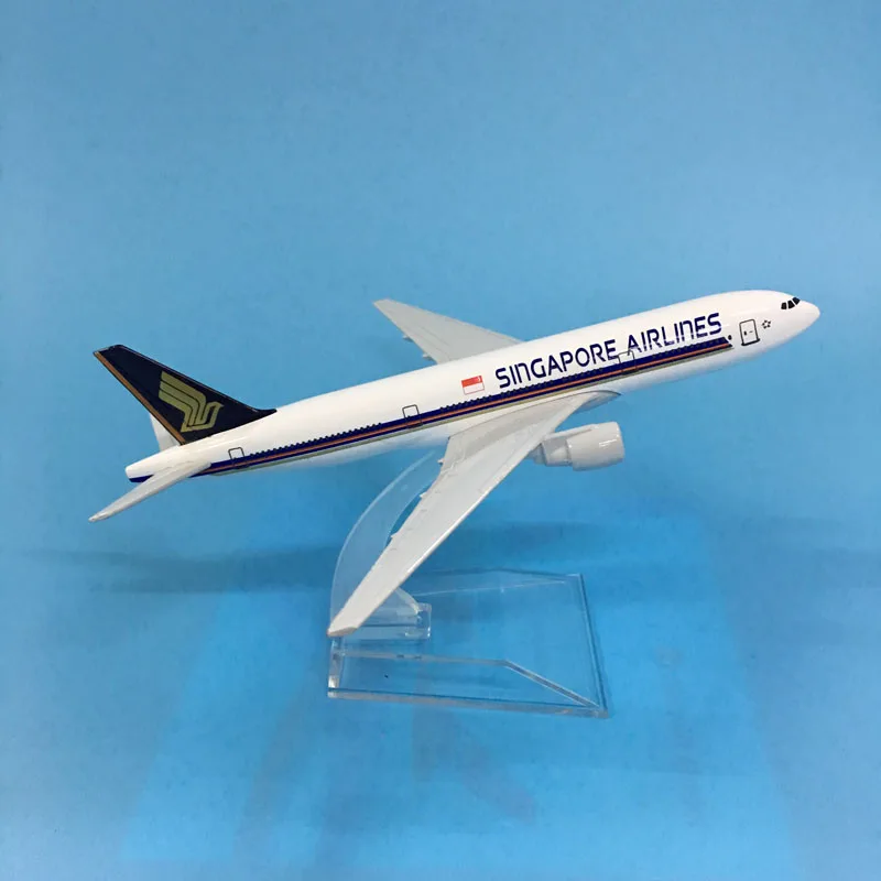 Самолет Singapore Airlines модель Boeing 777 самолет 16 см металлический сплав литье под