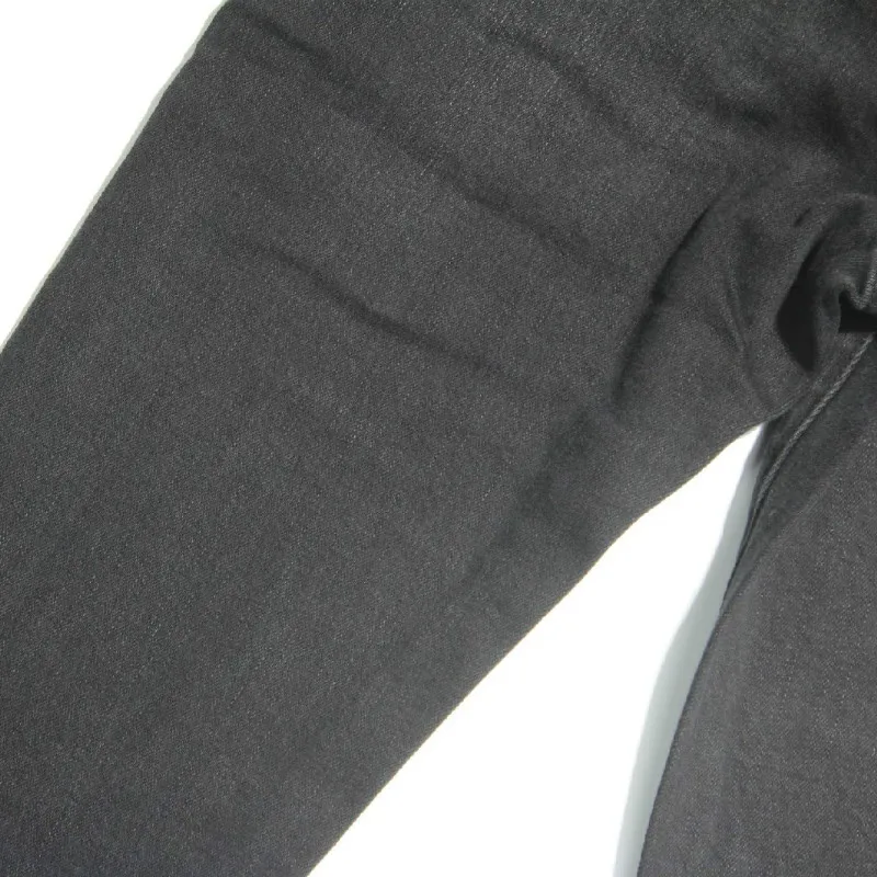 

Spring and Autumn New Style Fashion Classic Black Grey High Waist Elastic Straight Pants Slim Versatile Nine Point Jeans