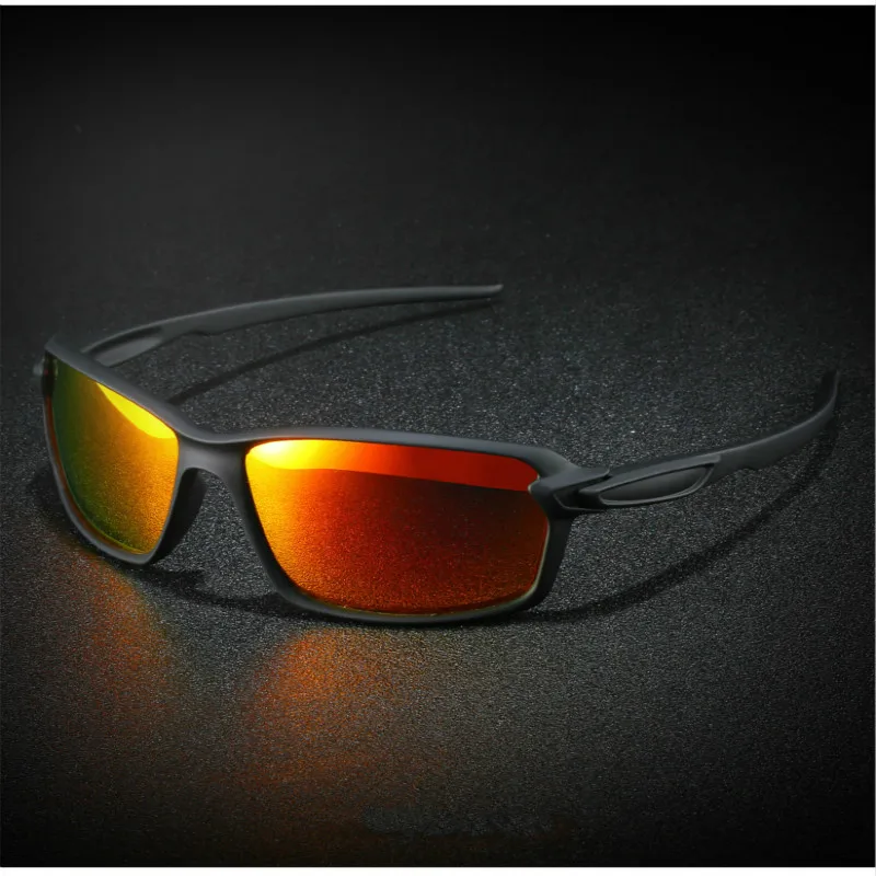 Очки солнцезащитные поляризационные UV400 Мужские спортивные зеркальные для