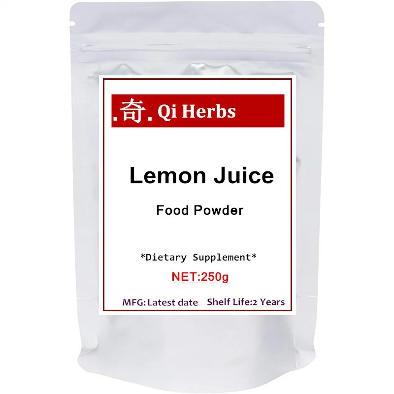 Органический порошок лимонного сока богатый натуральным витамином С и отличным