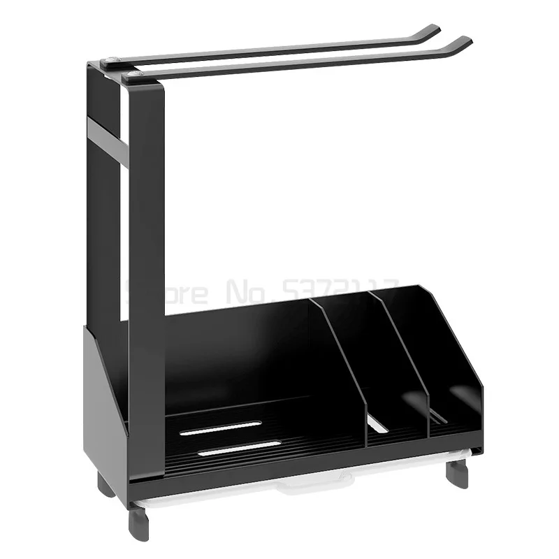 

Milyydom Kitchen Sink Caddy Organizer Wall Mounted Sponge Holder Drain Storage Rack Metal Rag Cloth Rack Stand Accessories