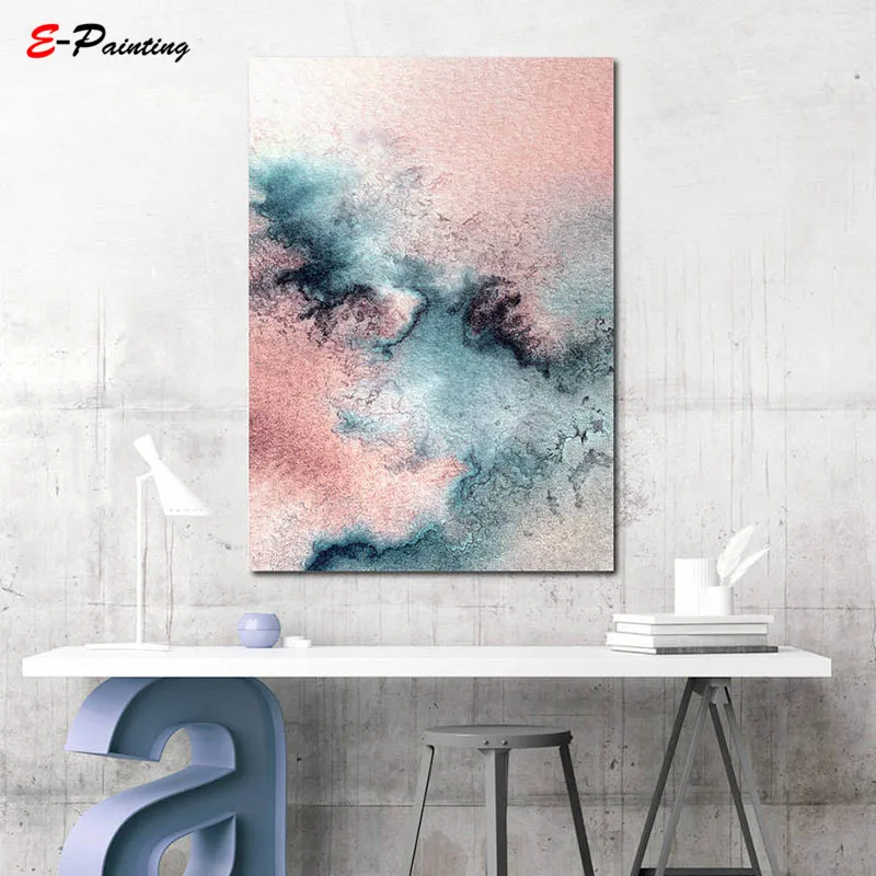 Современная Настенная картина постер с розовыми цветами розы женское украшение