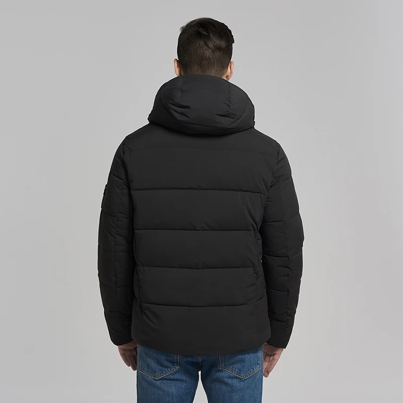 2020 Мужская Зимняя Куртка Теплая С Капюшоном Синтепон Хлопковое Стеганое Пальто