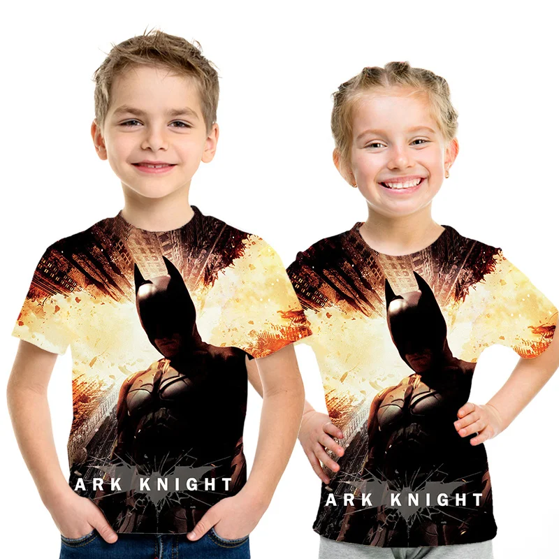 Одежда для детей летняя футболка с короткими рукавами детская человеком-пауком и