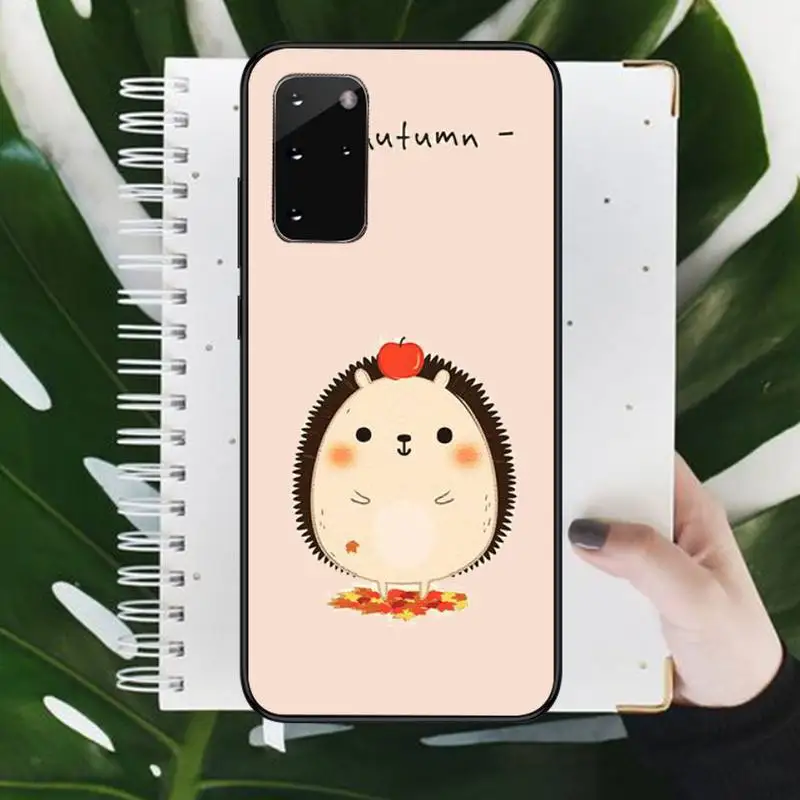 

Cute Animal Hedgehog Cartoon Phone Case For Samsung galaxy S 7 8 9 10 20 edge A 6 10 20 30 50 51 70 note 10 plus
