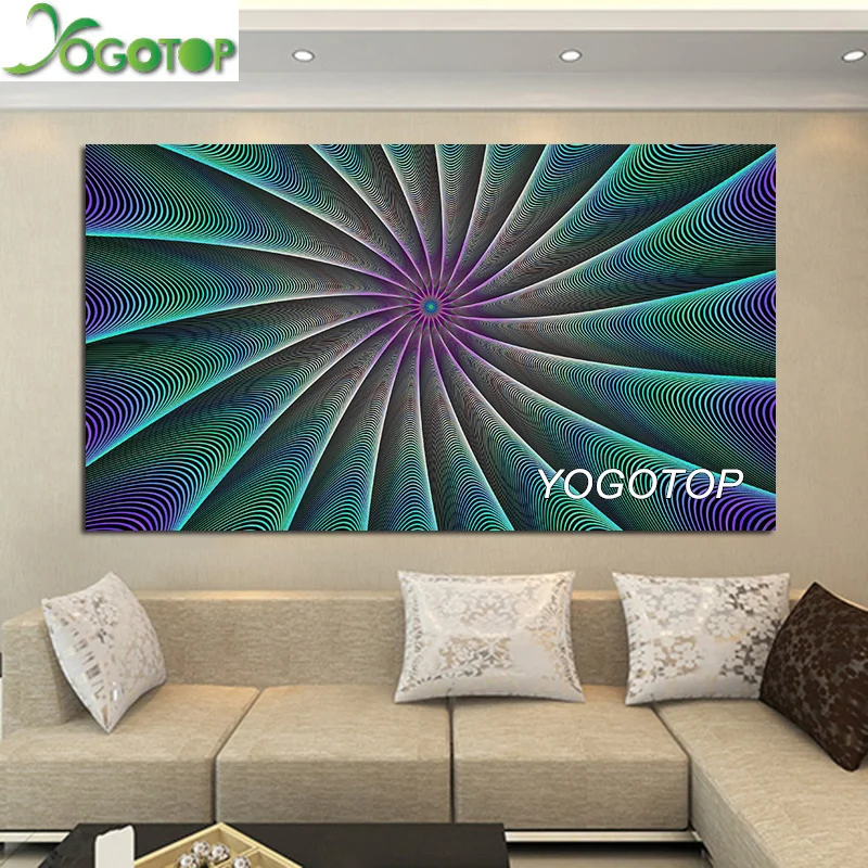 

diamond embroidery Abstract colored diy diamond painting cross stitch Mandala Flower full mosaic home decor psychedelic YY2749