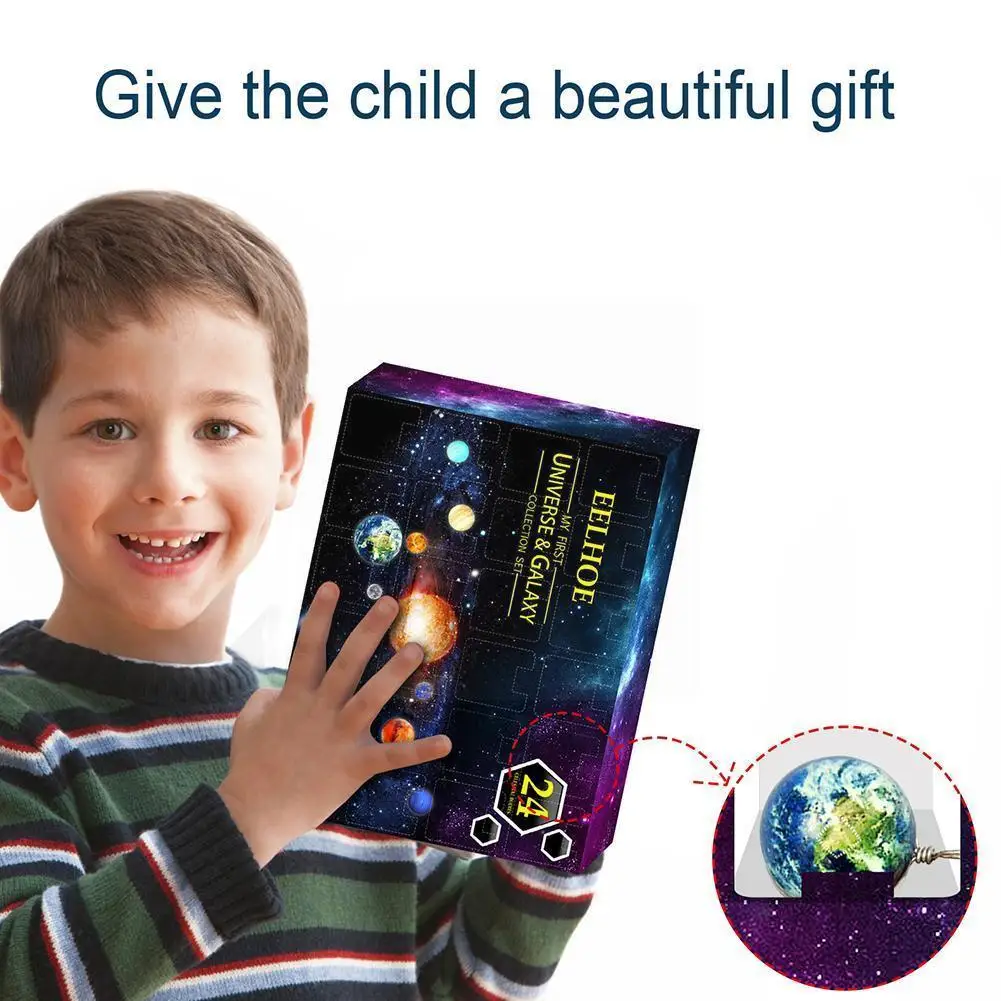 

Рождественский календарь с обратным отсчетом 24 дня, Рождественская фигурка, искусство, произвольные коллекционные популярные игрушки в ви...