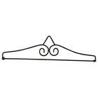 Горизонтальные флаги стены прокрутки вешалка садовая подставка рама прочная нержавеющая сталь