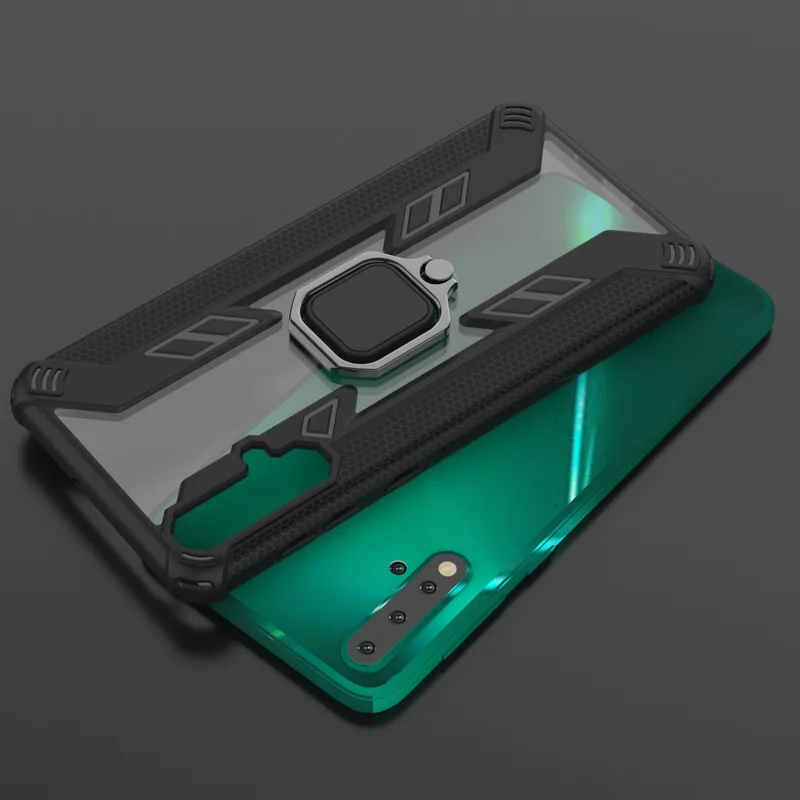 Гибридный бронированный чехол для Huawei P30 Pro LiteMate 20 Nova 5 Y6 P Smart 2019 магнитный