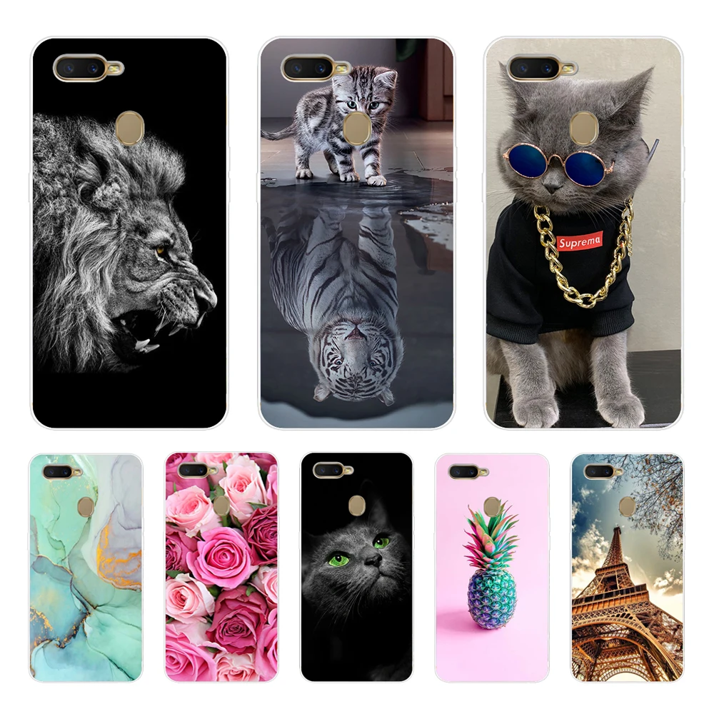 Чехол MavsKes для Oppo A5s AX5s A7 AX7 с принтами на выбор, ТПУ