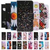 Painted Flip Leather Case For Huawei Smart 2020 Prime 2019 Y5P Y6P Y7P Phone Wallet Card Holder Book Cover