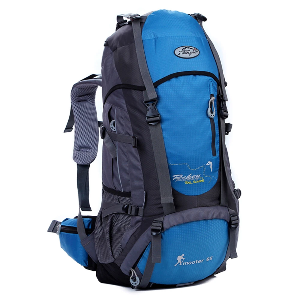 

2021 Women Men Outdoor Travel Hiking Camping Support Backpack Sport Tourist Cycling Bicycle Hunting Trekking Climbing 55L Bag