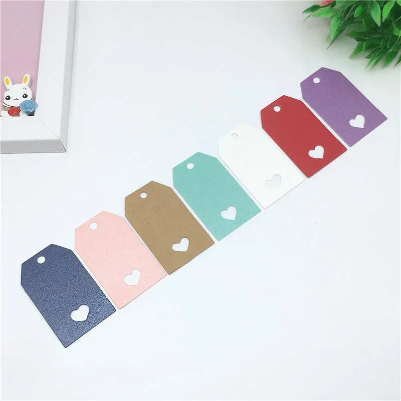50 pcs 5x3cm multi-color mini-cute mini-sling card DIY wedding notes label baking cake bread price |
