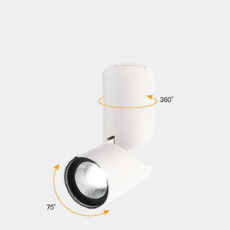 20 Вт COB LED дорожное освещение AC85V 265V алюминиевый корпус рельсовый потолочный
