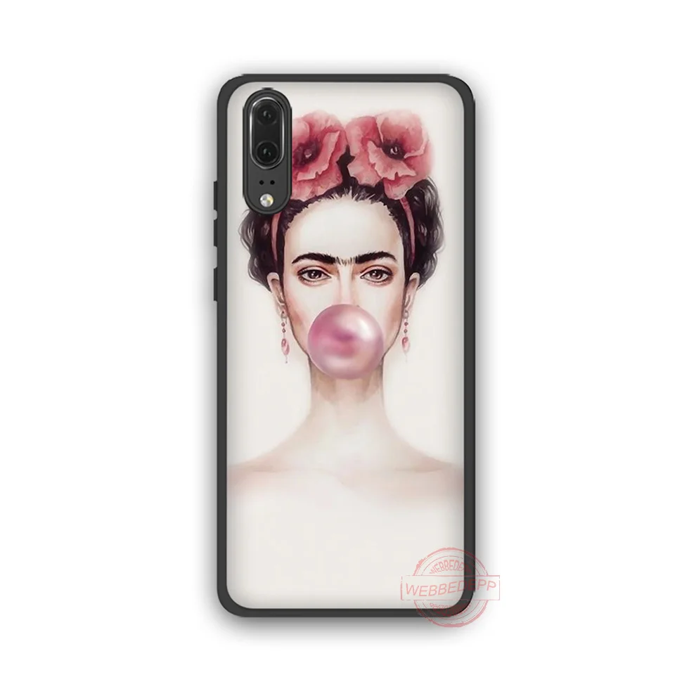 Модный мягкий чехол для телефона WEBBEDEPP Girl Boss Huawei P10 P20 P30 Lite Pro Y6 Y7 Prime 2018 Y9 2019 |