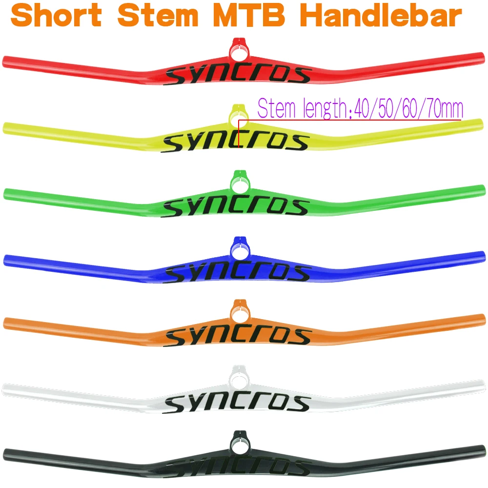 Syn красочные Пользовательские Чемпион короткий стволовых углеродное волокно MTB