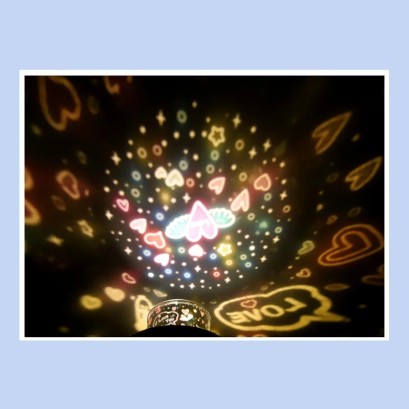 

2021 New Night Lights Star Projector 6 Patterns Bluetooth Remote Control Lamp