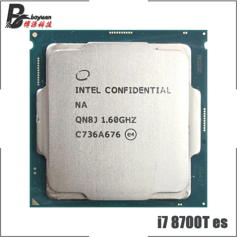 Процессор Intel Core i7-8700T es i7 8700 T es 1,6 GHz шестиядерный процессор 12 M 35 W LGA 1151