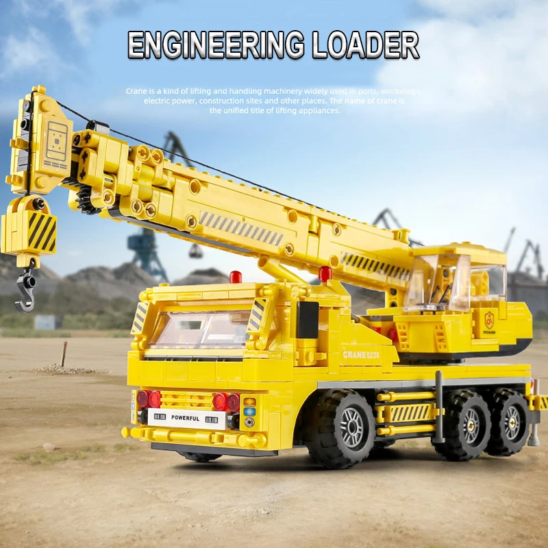 808 шт. Строительство подъемный кран строительные блоки для автомобилей городских
