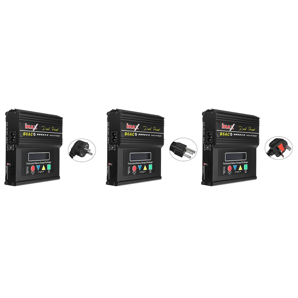 

Цифровое Зарядное устройство IMAX B6 80 Вт, балансирующее устройство для аккумуляторов с радиоуправлением, адаптер питания для NiMH и li-ion батарей