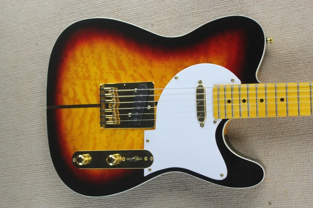 Электрогитара Merle Haggard новая + заводская с фирменным Tuff Dog sunburst китайская гитара на