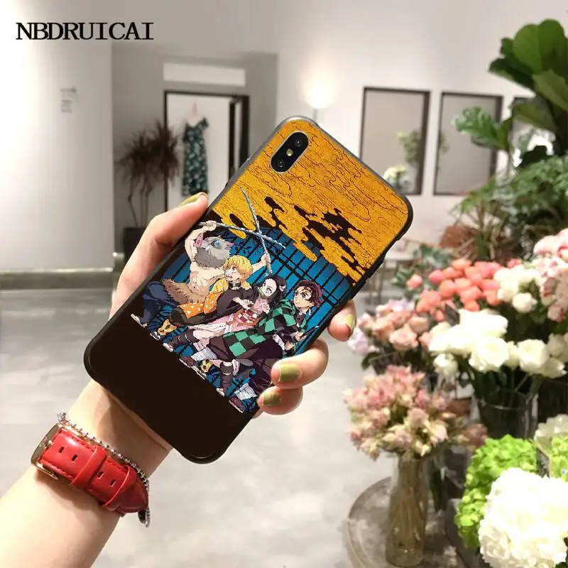 penghuwan anime demon slayer kimetsu luxury unique design phone cover for iphone 11 pro xs max 8 7 6 6s plus x 5s se xr case free global shipping