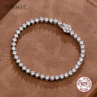 real 925 silver 15 19cm tennis bracelet set 3mm stunning zircon fast delivery with gift box fine jewelry engagement gift