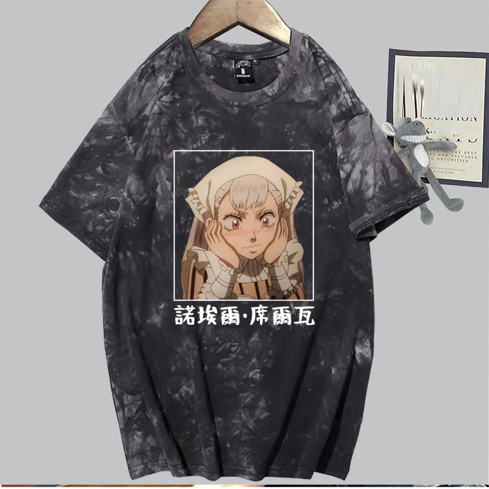 

Harajuku Noelle Silva T Shirt Women Anime Black Clover Tshirt Funny Cartoon Oversize Top Tee Male