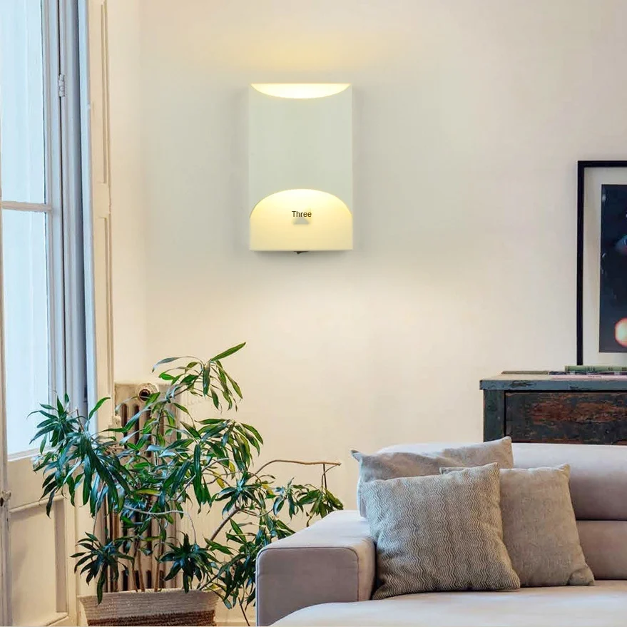 

interior wall light USB Charging with Switch Creative Simple Modern Living Room Dining Bedroom Bedside