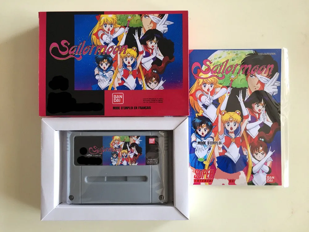 

16Bit Games ** Sailormoon ( French Language PAL Version!! Box+Manual+Cartridge!! )