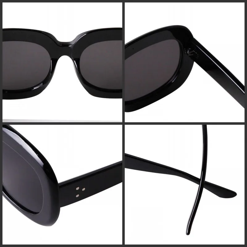 

Popular Fashion Square Sunglasses Woman Vintage Jelly Color Nail Eyewear Female Outdoor Shades UV400 Oculos De Sol