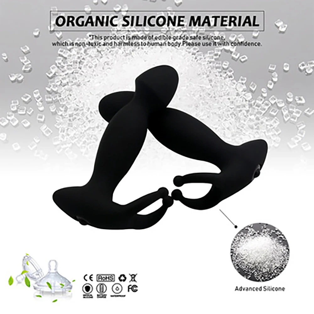 Женский массажер простаты для клитора Анальная пробка вибратор одночастотный 100%