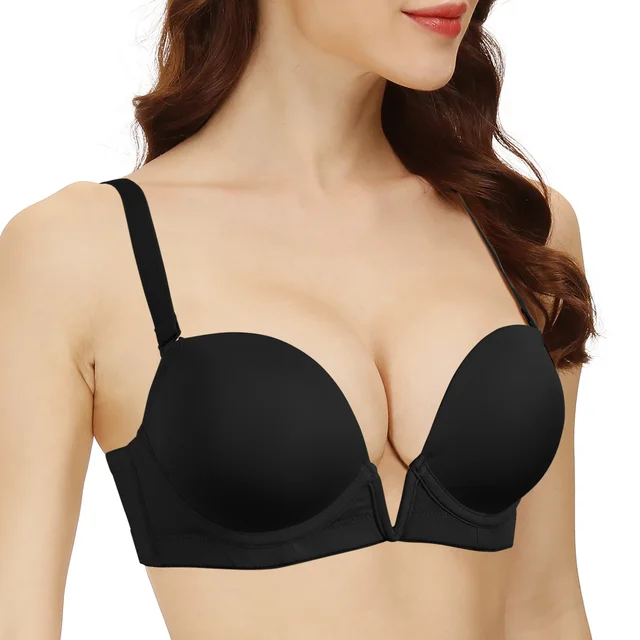 New Ladies Everyday Bras Sexy Lingerie Push Up Bra Women Low Cup