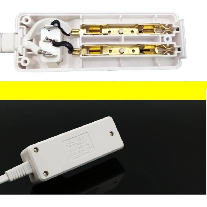2 контактный разъем японского стандарта США портативный маленький удлинитель с