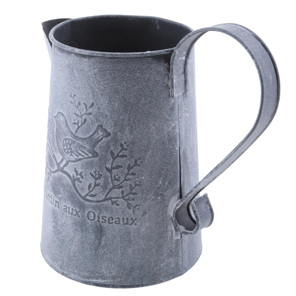 Ретро металлическая канистра Винтажные Украшения ваза для рукоделия домашний